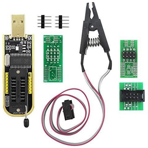 Sop8 Soic8 Test Clip Per Eeprom 25cxx 24cxx Ch341a 24 25 Serie Eeprom Del Bios Flash Usb Programmer - Foto 1