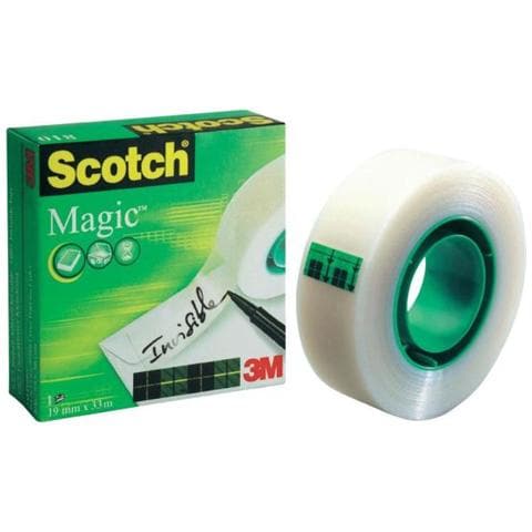 Nastro invisibile Scotch Magic 810 - 19 mm Larghezza x 33 m Lunghezza - 1 Rullo - Chiaro - Foto 2