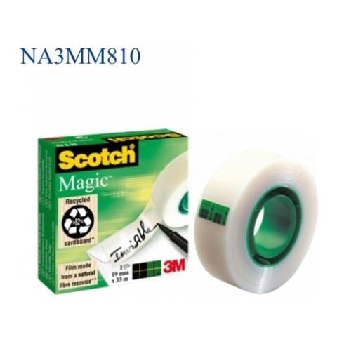 Nastro invisibile Scotch Magic 810 - 19 mm Larghezza x 33 m Lunghezza - 1 Rullo - Chiaro - Foto 3