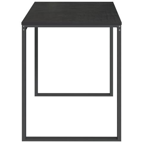 Scrivania Per Computer Nero 110x60x73 Cm In Truciolato - Foto 2