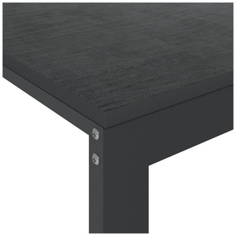 Scrivania Per Computer Nero 110x60x73 Cm In Truciolato - Foto 5