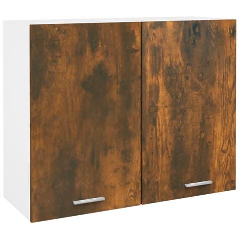 Mobile Pensile “Lyon” Rovere Fumo 80x31x60 cm - Foto 1