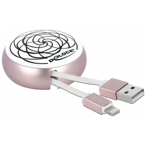 85817 Cavo Usb 92 M Usb 2.0 Usb A Rosa, Bianco - Foto 1