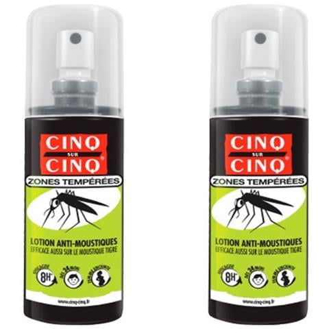 Spray Antizanzare Zone Temperate 2x100ml Cinque Su Cinque - Foto 1