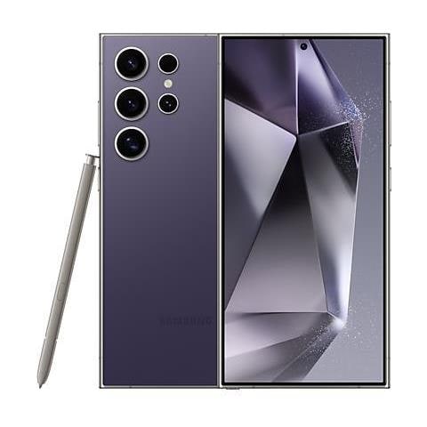 Galaxy S24 Ultra 5G 256GB 12GB Ram Dual Sim Display 6.8" QHD+ Fotocamera 200 Mpx Android Italia Titanium Violet - Foto 1