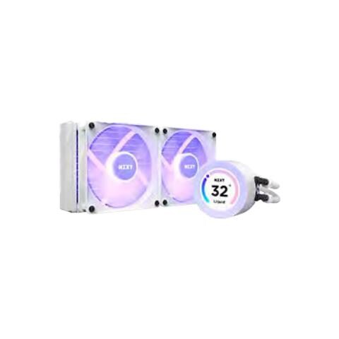 Kraken Elite 240 RGB Processore Raffreddatore di liquidi tutto in uno 12 cm Bianco 1 pz - Foto 1
