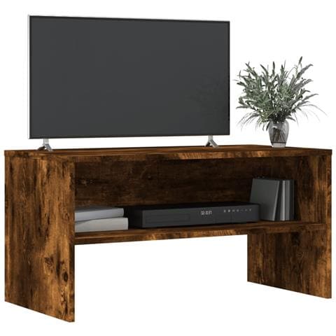 Mobile Porta Tv Rovere Fumo 80x40x40 Cm In Legno Multistrato - Foto 3