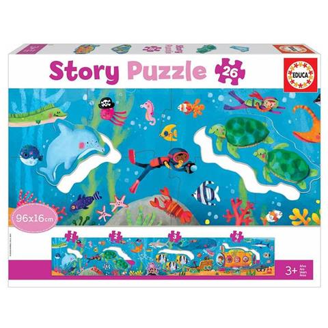 Puzzle Per Bambini Educa Submarine World 26 Pezzi - Foto 1