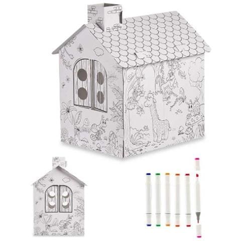 Gioco Fai-da-te Con Carta Casa (4 Unità) - Foto 3