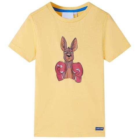 Maglietta Da Bambino A Maniche Corte Gialla 128 - Foto 1