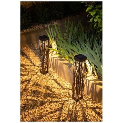 Faro Solare Decorativo G4465 - 20 Lumen - Da Avvitare O Piantare - 70 Cm - Bianco Caldo - Foto 1