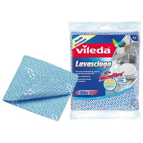 Panno Lavasciuga Odor Stepr Vileda 3 Pz. - Foto 1