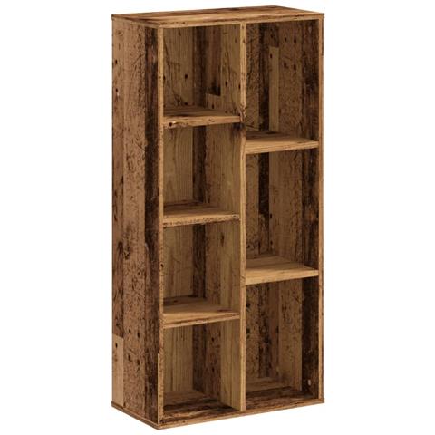 Libreria Legno Antico 50x25x105 Cm In Legno Multistrato - Foto 2