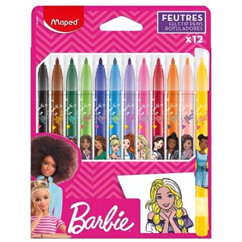 Cf12 Pennarelli Ass. Barbie - Foto 1