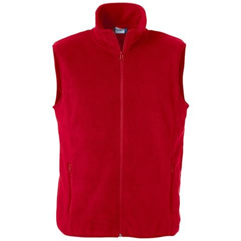 Basic Polar Fleece Vest Rosso M - Foto 1