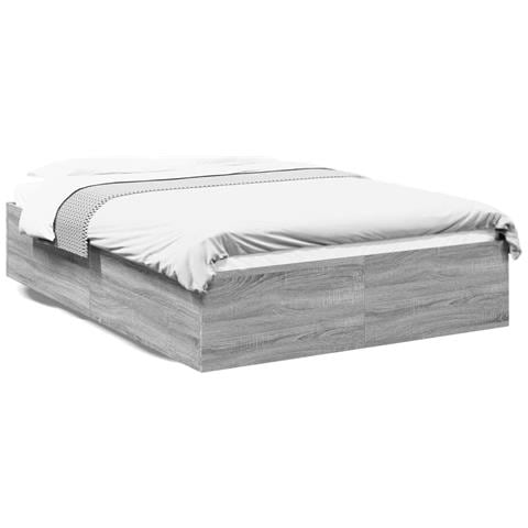 Giroletto Grigio Sonoma 135x190 Cm In Legno Multistrato - Foto 2