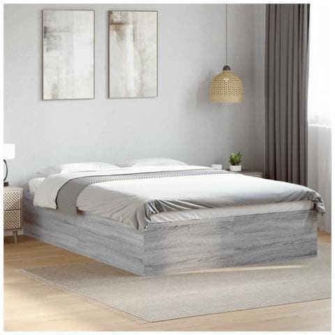 Giroletto Grigio Sonoma 135x190 Cm In Legno Multistrato - Foto 1