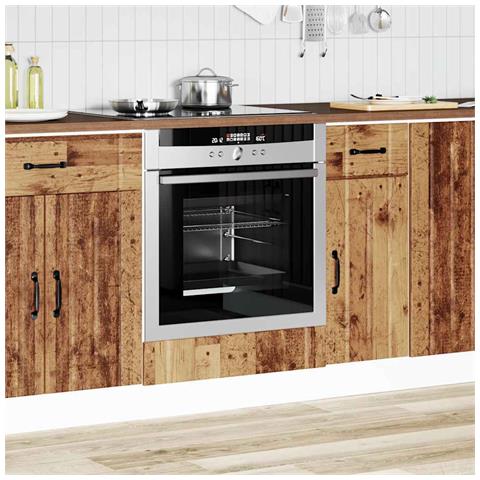 Armadio Forno Lucca Legno Antico In Legno Multistrato - Foto 3