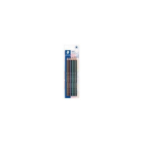 Bleistift Noris Pastel, Hrtegrad: Hb, 6er Blister Minenstrke: 2,0 Mm, Dreieckig, Hohe Bruchfestigkeit, - 1 Stck (118 Bk6 Pa) - Foto 1