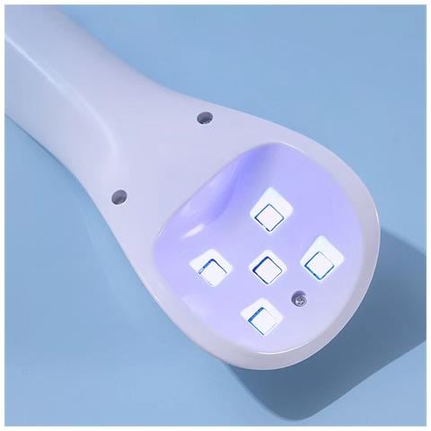 Lampada Portatile Per Asciugatura Unghie Uv Ultraviolet. Per Smalti Speciali Tipo Semipermanente, Acrilico, Ecc. - Foto 4