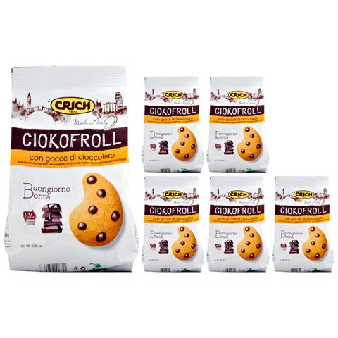 Ciokofroll Con Gocce Di Cioccolato Biscotti 6 Sacchetti Da 600 Grammi - Foto 1