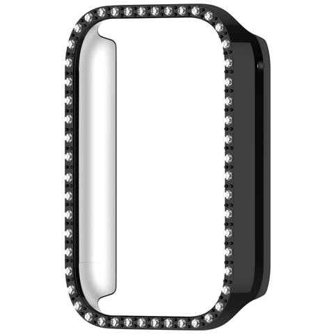 Custodia Xiaomi Mi Band 9 Pro Con Diamanti, Cover Protettiva Per Pc Black - Foto 2