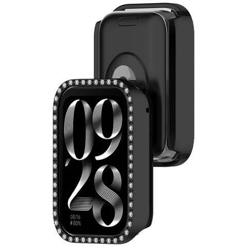 Custodia Xiaomi Mi Band 9 Pro Con Diamanti, Cover Protettiva Per Pc Black - Foto 6