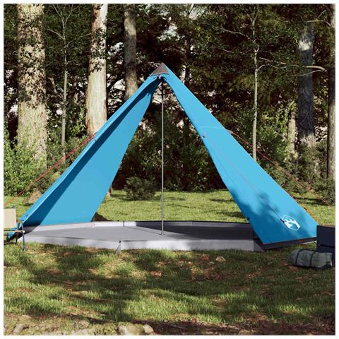 Tenda Familiare Tipi per 8 Persone Blu Impermeabile - Foto 1