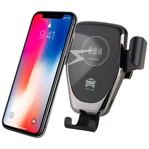 Supporto Da Auto Rotante A 360° Per Smartphone Compatibile Con La Ricarica Wireless Da 10w - Foto 2