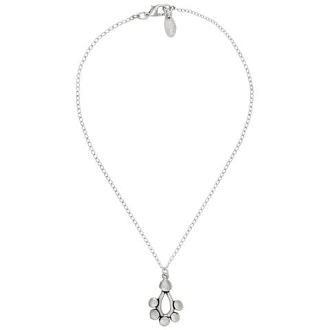 Girocollo ""cluster"" Placcato Argento - Foto 1