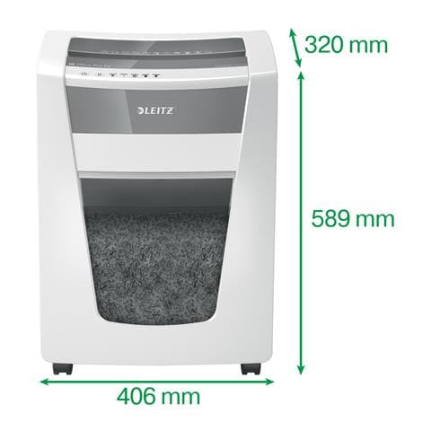 IQ Office Pro distruggi documenti Triturazione incrociata 55 dB 23 cm Bianco - Foto 2