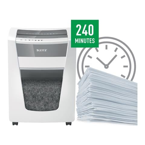IQ Office Pro distruggi documenti Triturazione incrociata 55 dB 23 cm Bianco - Foto 9