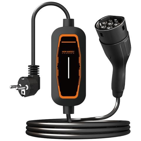 Caricabatterie T6 Ev 16a 3,5kw Con Spia Luminosa - 5 Metri - Foto 1