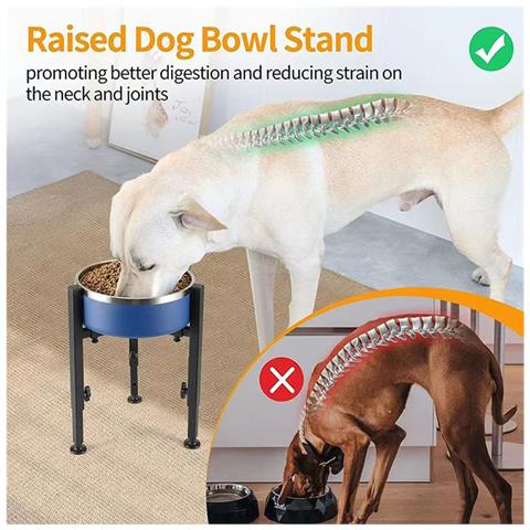 Supporto Regolabile Ciotola Per Cani - Foto 5