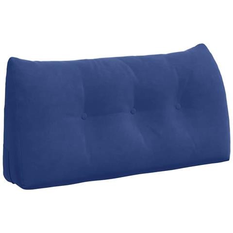 Cuscino per Schiena Blu Polizia 100 x 24 x 50 cm Velluto - Foto 1