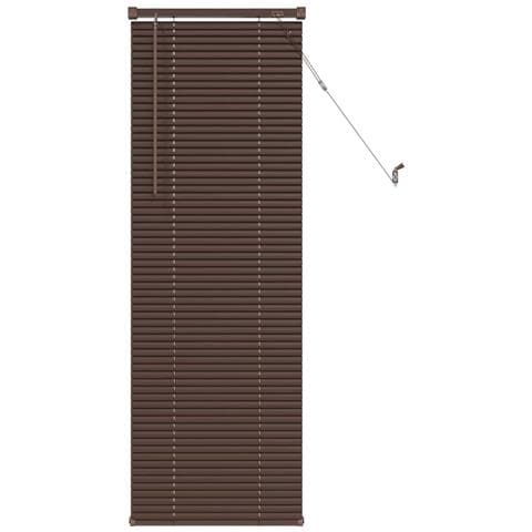 Tenda Veneziana Marrone Scuro con Motivo 150 x 40 cm PVC - Foto 1