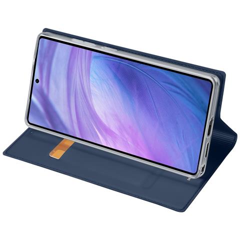 Cover per Galaxy S25 Ultra - Pelle /PU, Blu - Foto 4