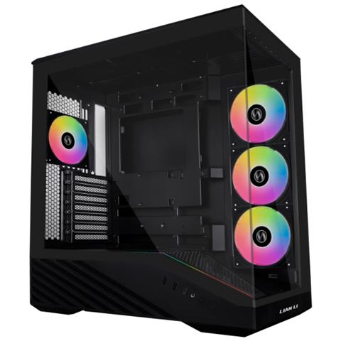 Vector V100 Midi Tower Nero, Trasparente - Foto 1