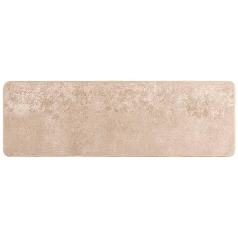 Runner Tappeto MARSA Beige 100 x 350 cm Poliestere e PVC - Foto 1