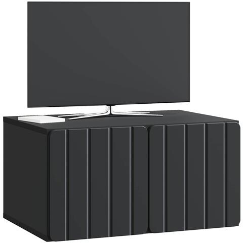 Mobile Porta TV da Muro Nero 59,5 x 41 x 30 cm - Foto 2