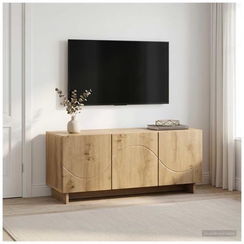 Supporto TV 90 x 34.5 x 40 cm Rovere Artigianale - Foto 2