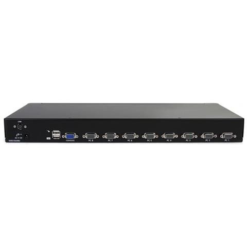 Switch KVM USB 8 porte, montabile a rack 1U, con OSD - Foto 2