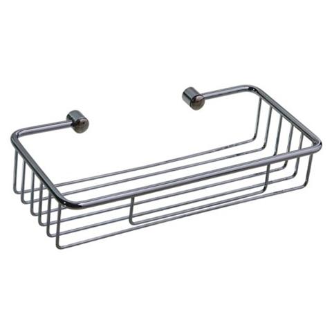 Portaoggetti da WC in Acciaio Inox Cromato 27x11,7x6,4 cm - Foto 1