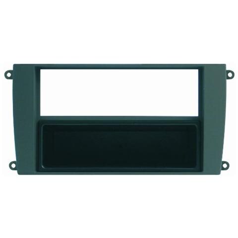 Adattatore autoradio 03386 Mascherina con foro ISO / Doppio Iso / Doppio DIN colore nero Porsche Cayenne - Foto 1