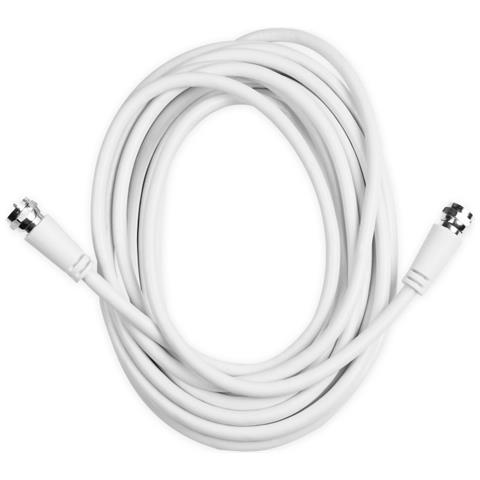 Cavo satellite connettori tipo F maschio a tipo F maschio, 5 m. - Foto 1