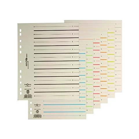 44063-06 Fogli Divisori Easy Rip Cartone Forza Per Registro Fino A 20 Fogli A4 1 Pacco = 100 F - Foto 2