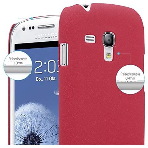 Custodia Compatibile Con Samsung Galaxy S3 Mini In Frosty Rosso - Hard Case Coperchio Protettivo In Frosted Look Contro I Graffi E Gli Urti - Foto 2