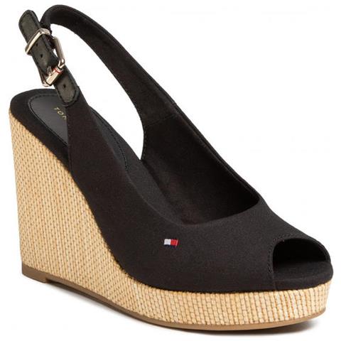 Scarpa Donna Iconic Elena Sling Back Sandal Black Fw0fw04789bds. 37 - Foto 2