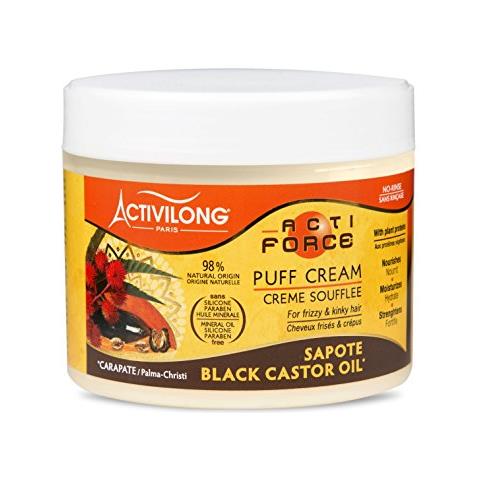 Activilong Crema Soffice ""actiforce Puff Cream"" Una Base Di Olio Di Ricino Giamaicano E Nero Di Sapote Confezione Da 300 Ml - Foto 1