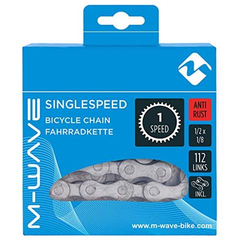Catena 1/2 X 1/8 Di Pollice 112 Maglie 1s Argento Antiruggine - Foto 2